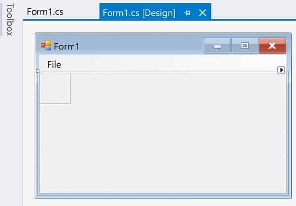 The Visual Setup of the Windows Form
