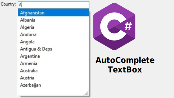 How to Create AutoComplete TextBox in C#