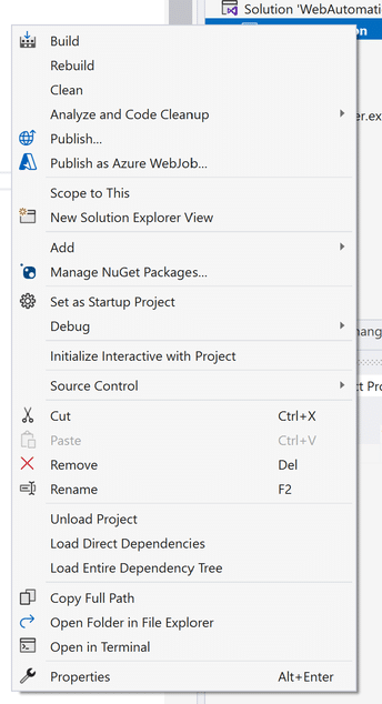 Install Selenium web driver package in C# Project