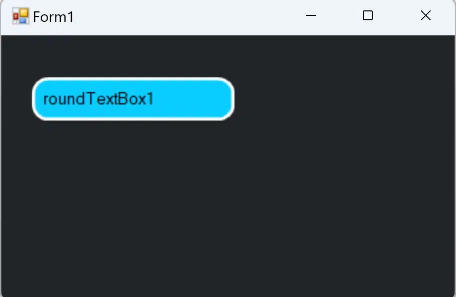 How to create Round Corner TextBox in C#