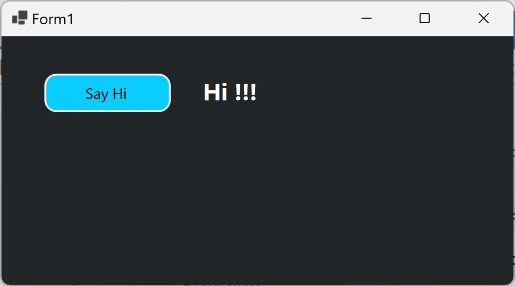 Round Button Control in WinForms C#