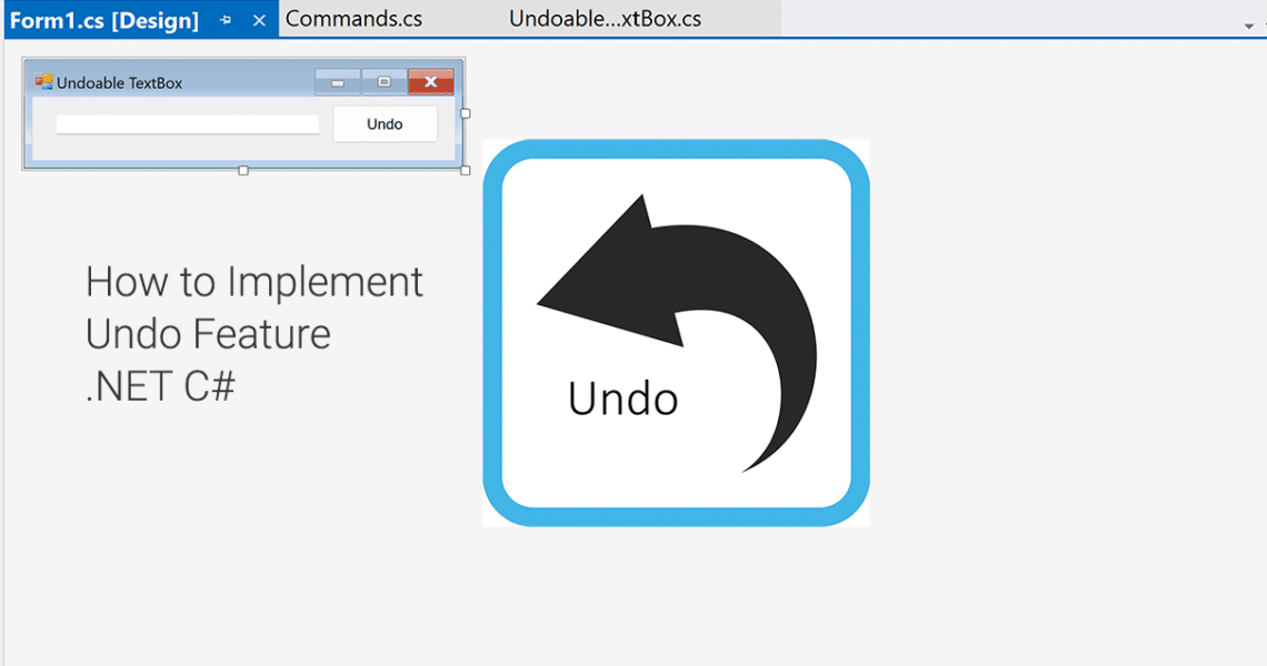 Implement Undo Functionality using C# and .NET