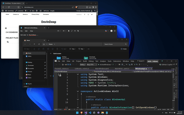 Active Windows