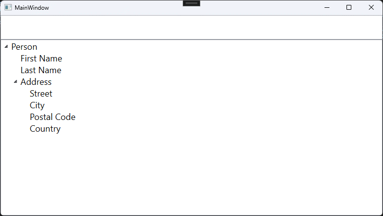 Tree Data Structure in C# and WPF